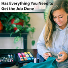 VacationGrabs sewing kit with colorful threads and tools for all your sewing needs