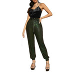 Women's Butterfly Embroidery Mesh Velvet Cami Top - VacationGrabs