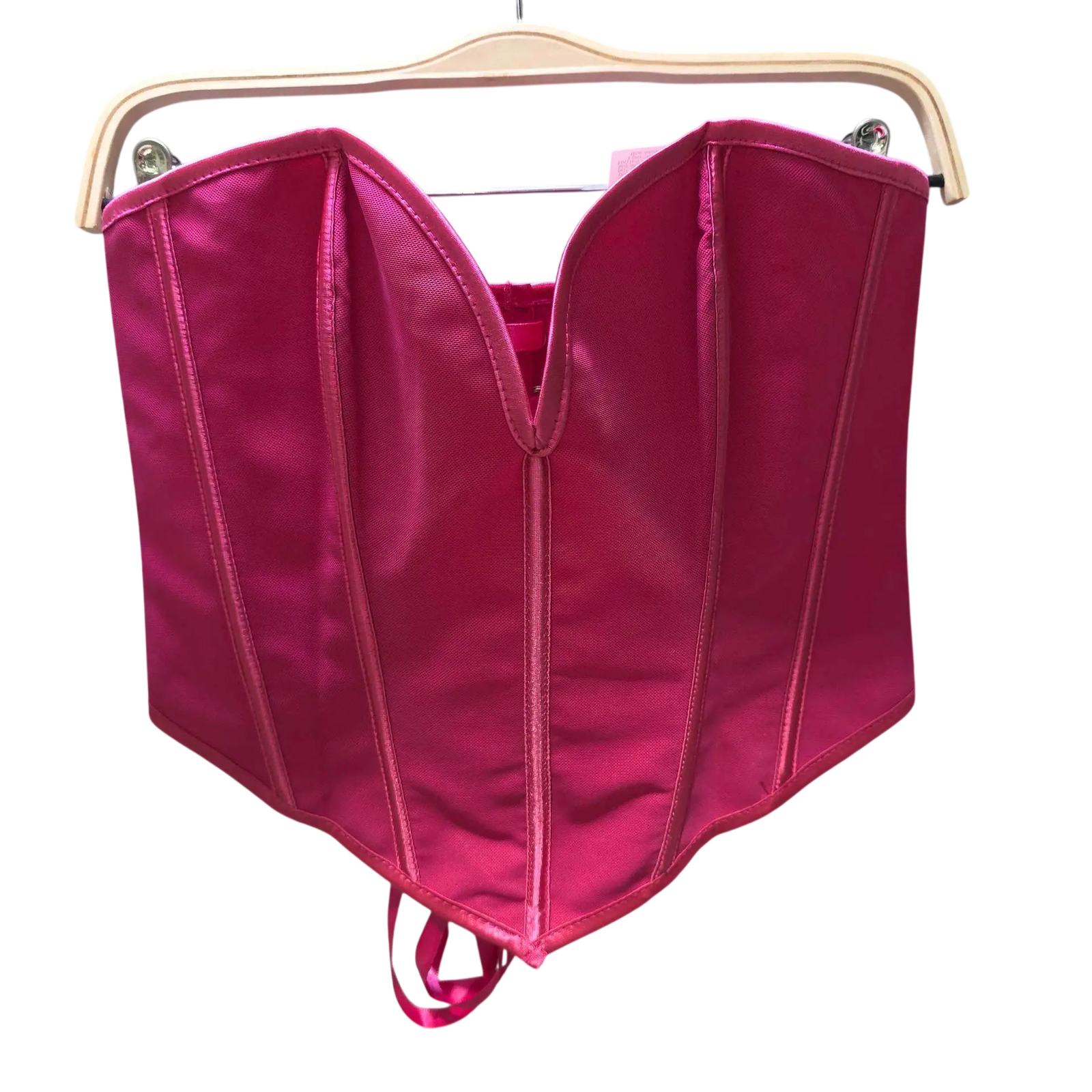 VacationGrabs Alluring Party Club Bustier Top in Pink