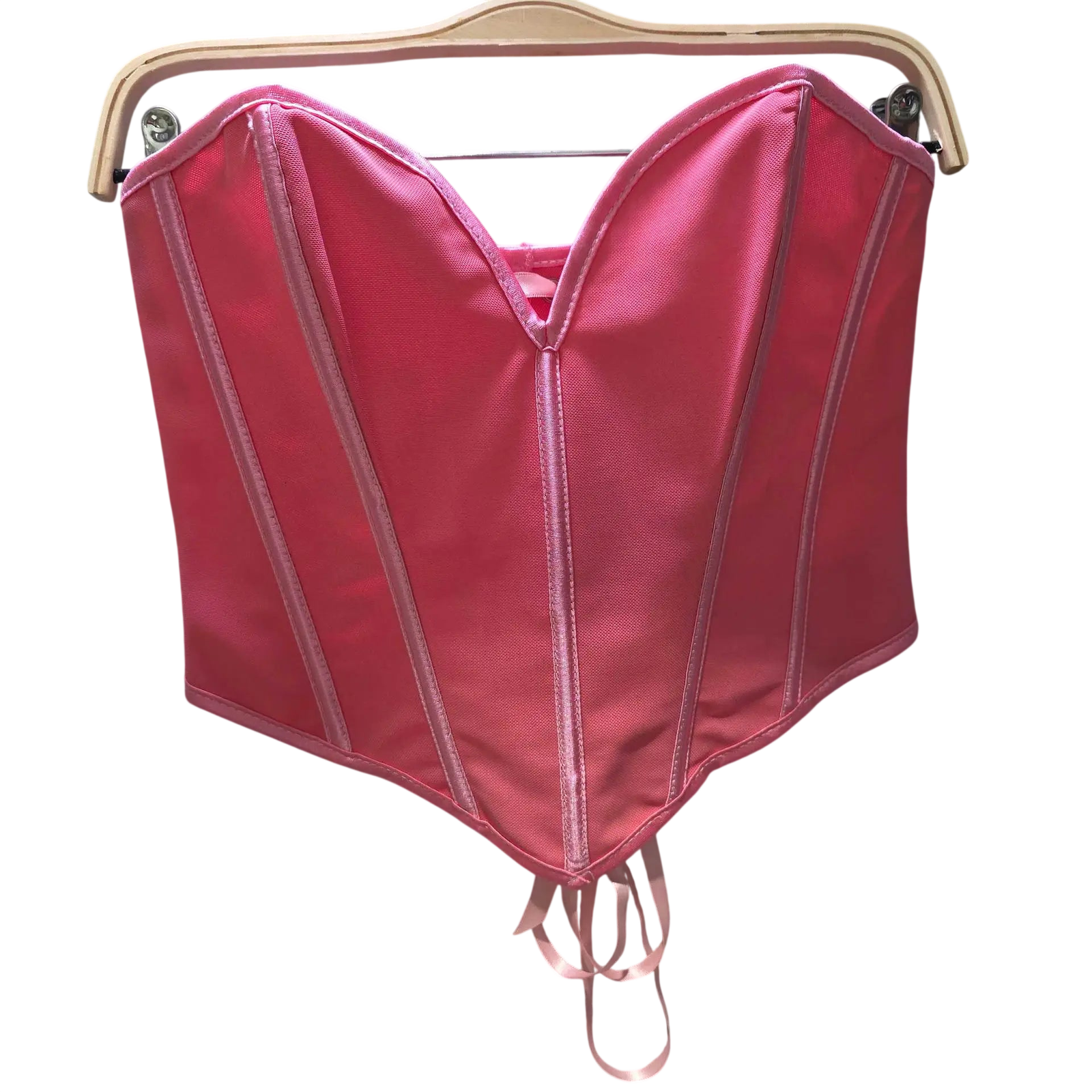 VacationGrabs Alluring Party Club Bustier Top in Pink