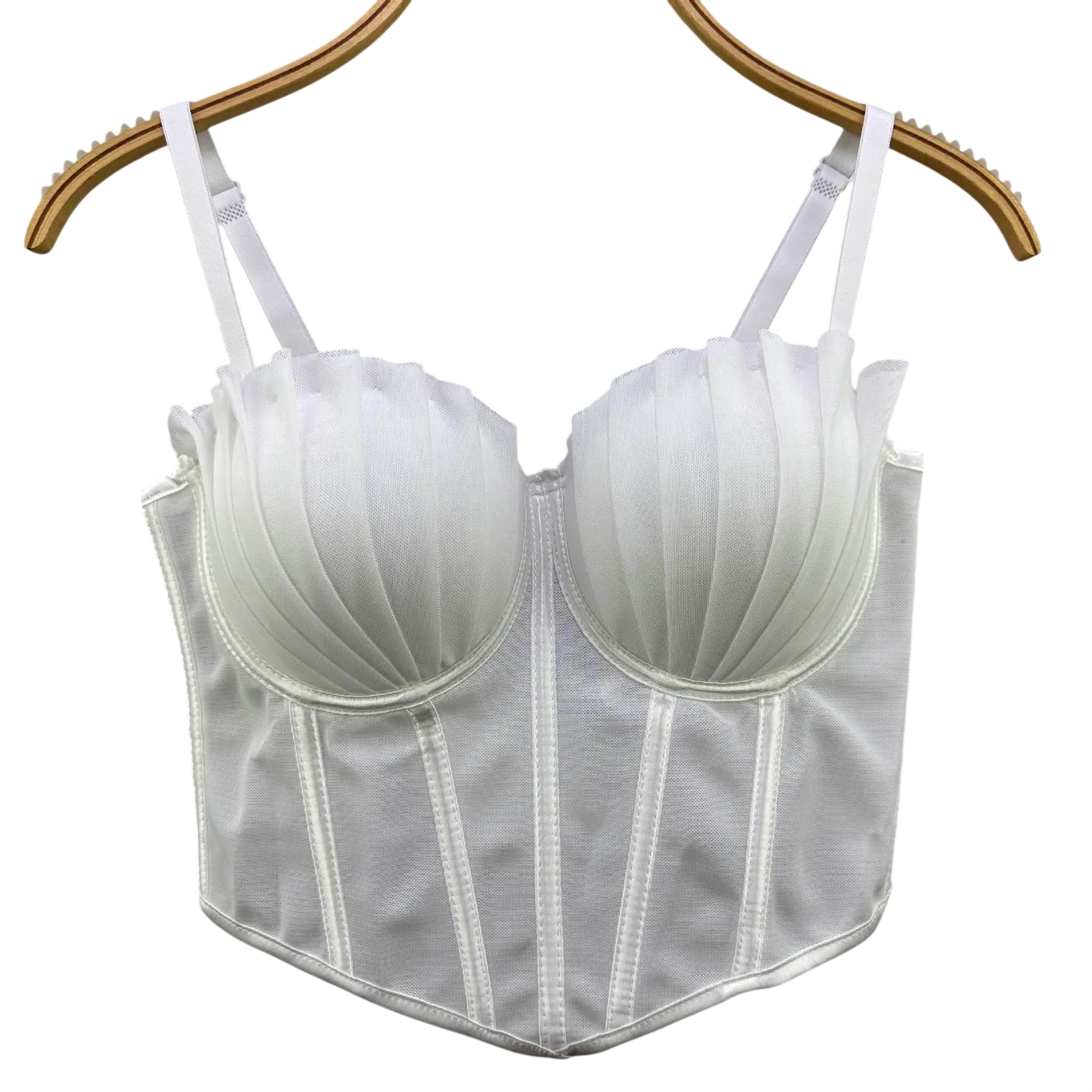 VacationGrabs Alluring Party Club Bustier Top in Pink