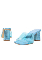 Eugnie Clear Straps Block Heel Sandals