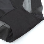 Women's black shapewear made of smooth fabric for comfortable styling
