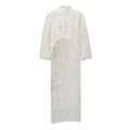 Women's sheer coverup in white, perfect for beach vacations