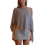 Poncho transparent pour femme, idéal pour les vacances