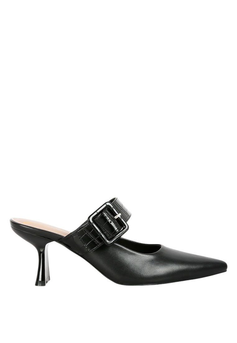 Mules à talons blocs fins Shein Star