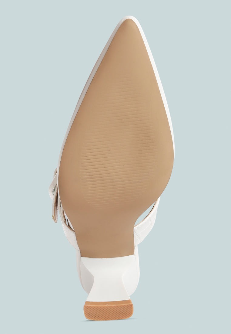 Mules à talons blocs fins Shein Star