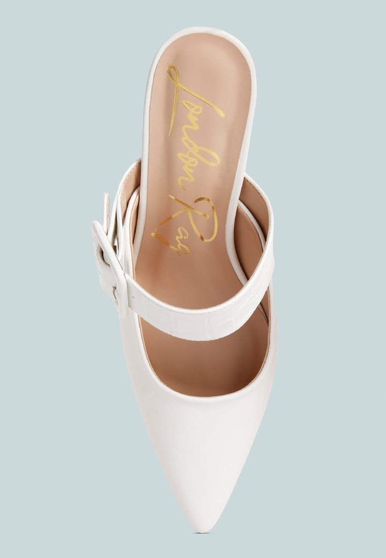 Mules à talons blocs fins Shein Star