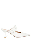 Shein Star Slim Block Heel Mules