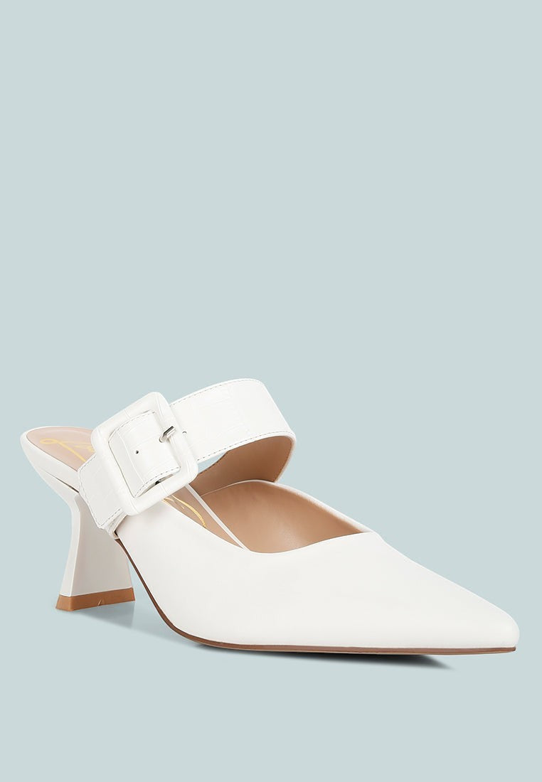 Mules à talons blocs fins Shein Star