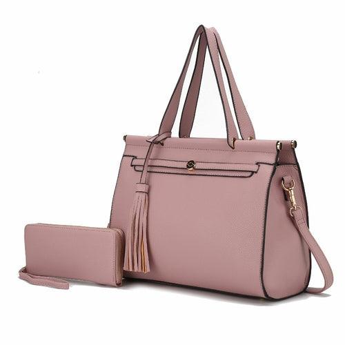 Wallets, Handbags & Accessories Shelby Satchel Handbag with Wallet Vegan Leather Women