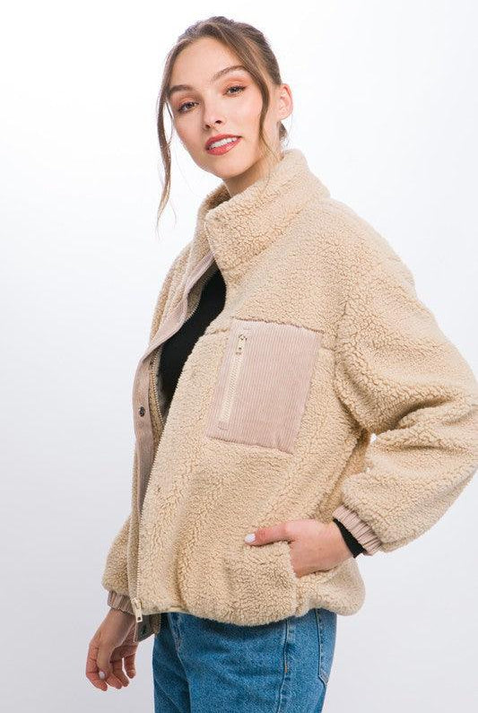Women's Coats & Jackets Sherpa Puffer Jacket