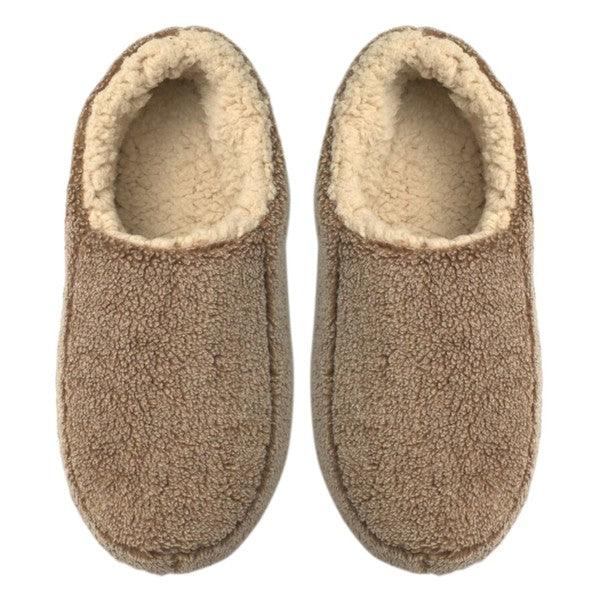 Men's Shoes - Slippers Sherpa Tan - Men's Cozy Sherpa House Slippers