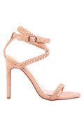 Sherri High Heeled Faux Suede Sandals