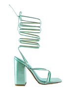 Shewolf Lace Up High Heel Sandals