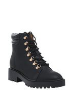 Shirly Quilt Collared Ankle Boots