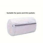 Clear shoe washing bag for sneakers, ideal for laundry protection.