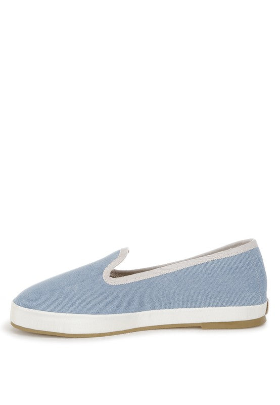 Women's Rag Company blue canvas sneakers for casual wear