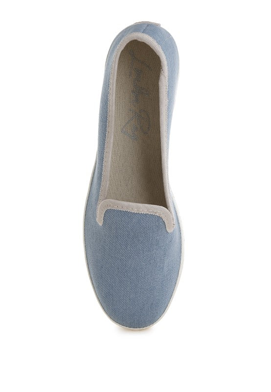 Women's blue canvas sneakers for casual and comfortable wear