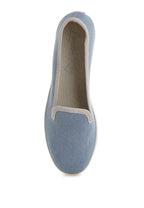 Women's blue canvas sneakers for casual and comfortable wear