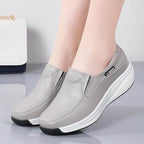 Women's gray orthopedic shoes from VacationGrabs, perfect for all-day comfort
