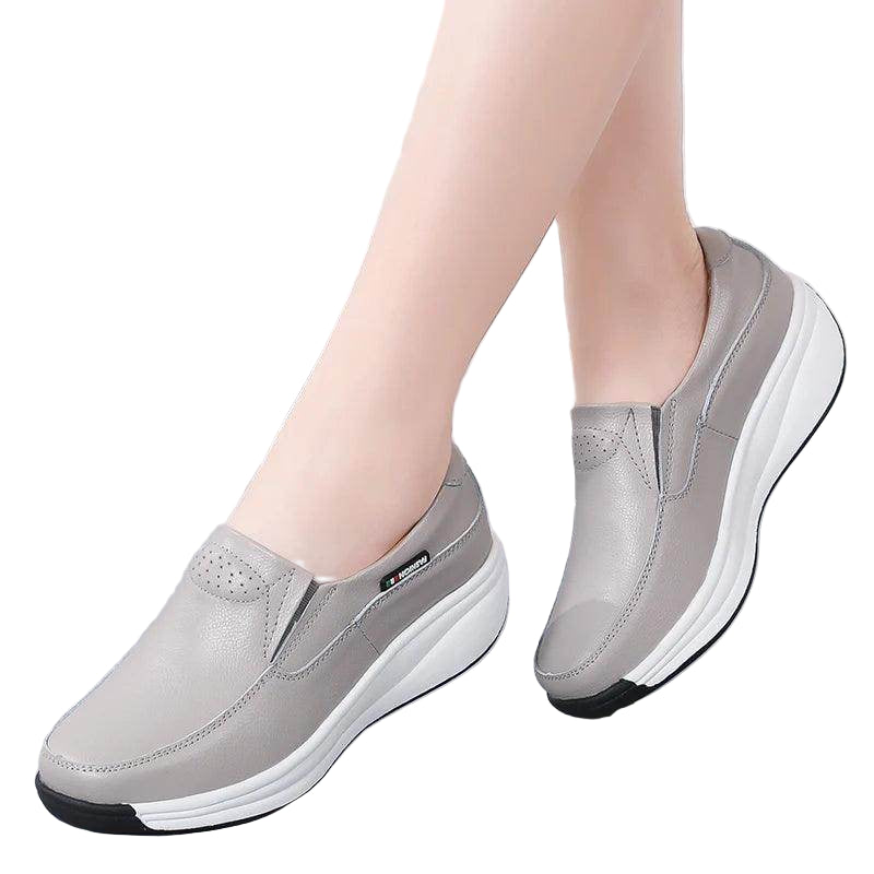 Women's gray shoes orthopedic for comfortable all-day wear