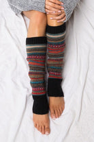 Women's Accessories - Leg Warmers Short Fairisle Legwarmer