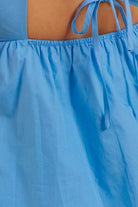Women's Dresses Short Sleeve Back Tie Detail Babydoll Dress