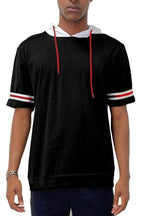 Short Sleeve Hooded Shirt - VacationGrabs