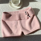 Soft pink shorts shorts for women, perfect for casual outings
