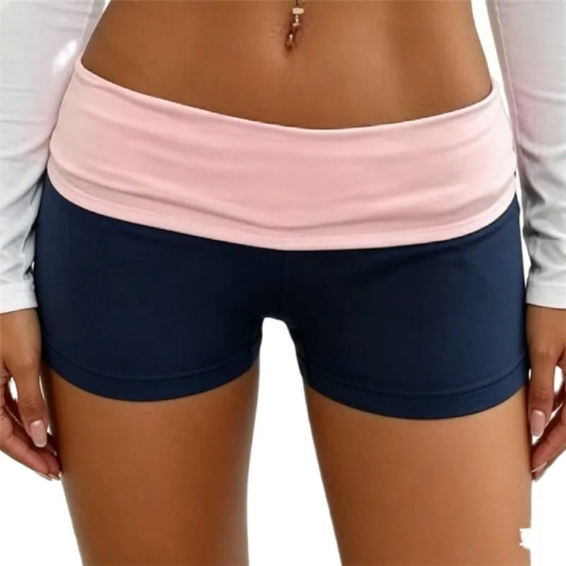 Navy and pink women's shorts shorts for women, perfect for summer outings