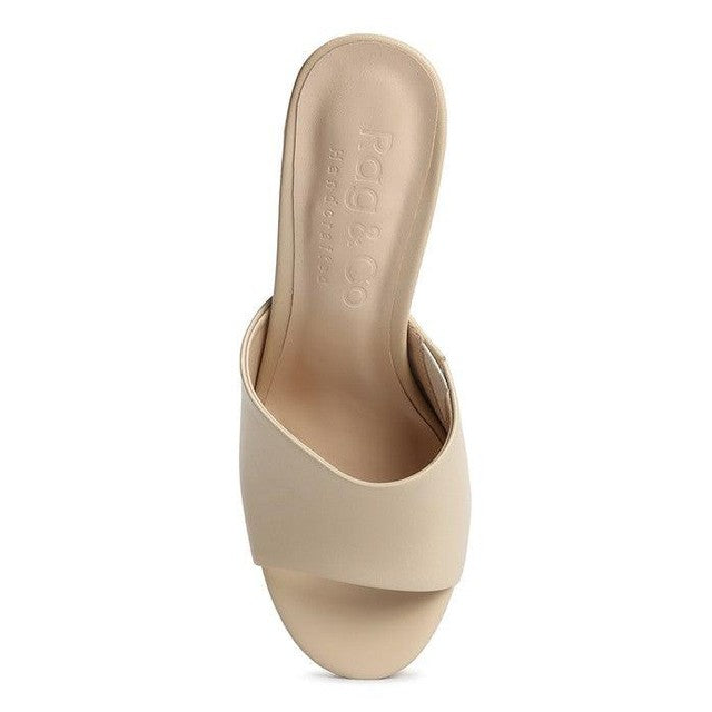 Women's Shoes - Sandals Shuri Open Toe High Block Heel Sandals