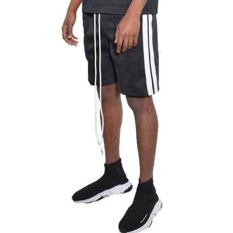 Side Stripe Tape Shorts - VacationGrabs