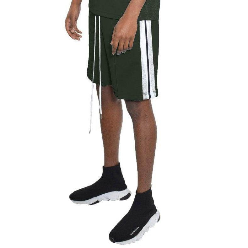 Side Stripe Tape Shorts - VacationGrabs