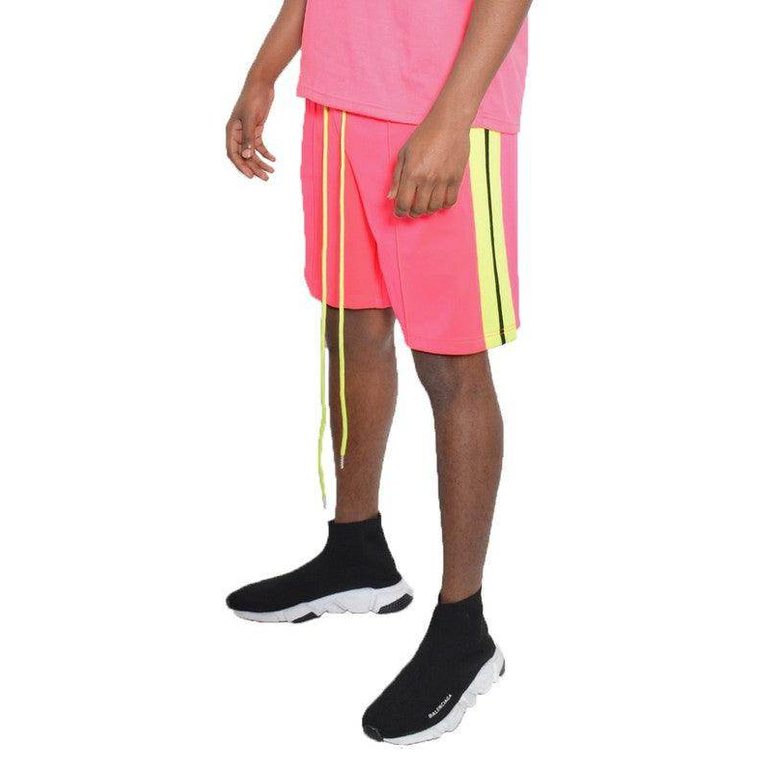 Side Stripe Tape Shorts - VacationGrabs