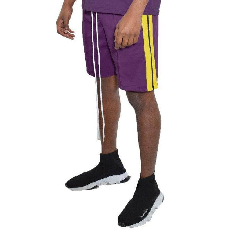 Side Stripe Tape Shorts - VacationGrabs
