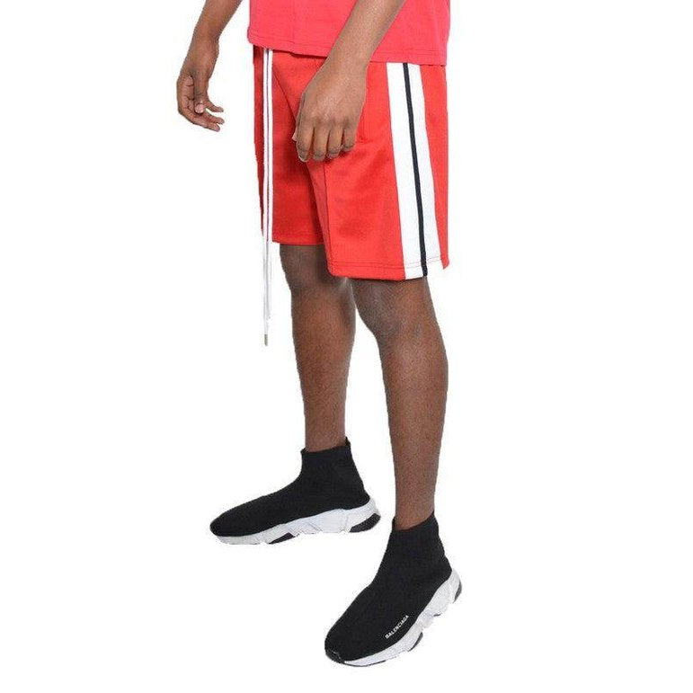 Side Stripe Tape Shorts - VacationGrabs