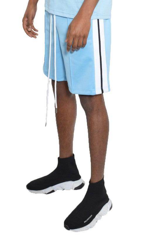 Side Stripe Tape Shorts - VacationGrabs