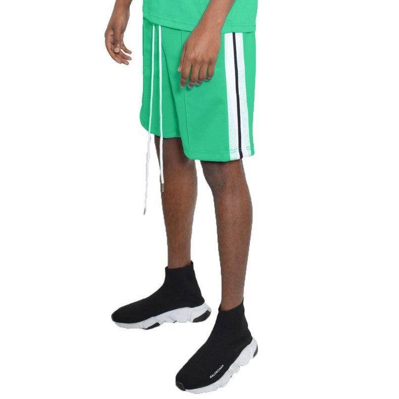 Side Stripe Tape Shorts - VacationGrabs