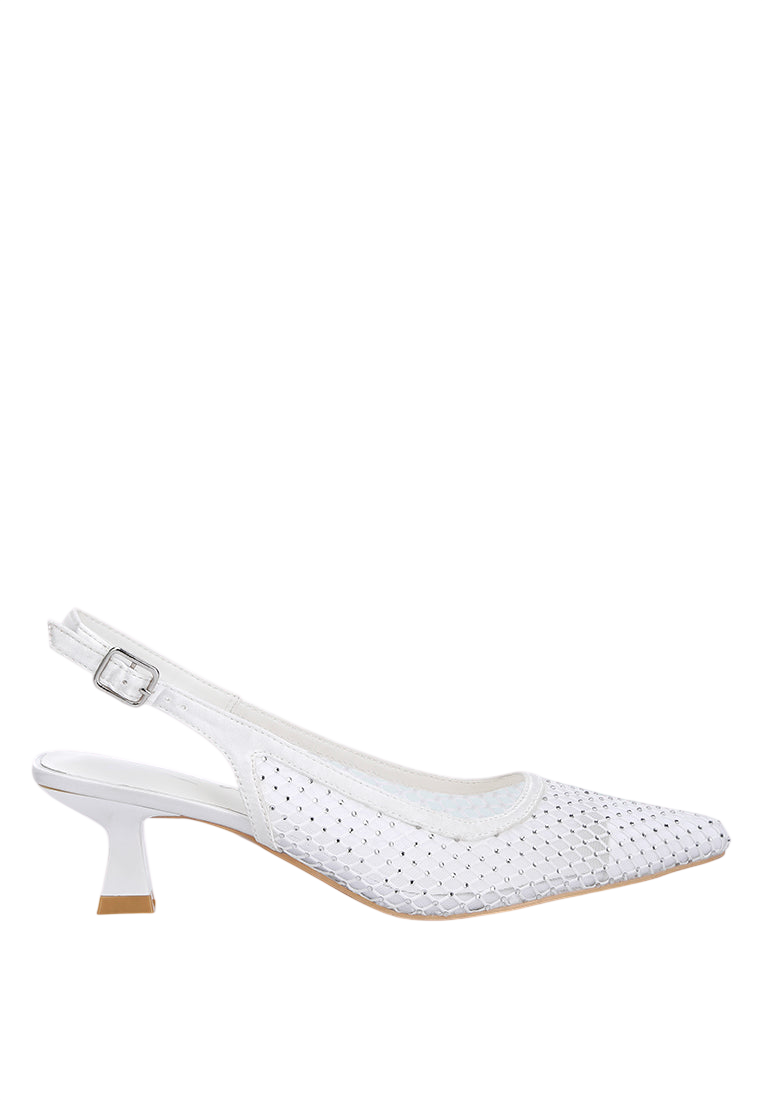 Siev Rhinestone Slingback Mules
