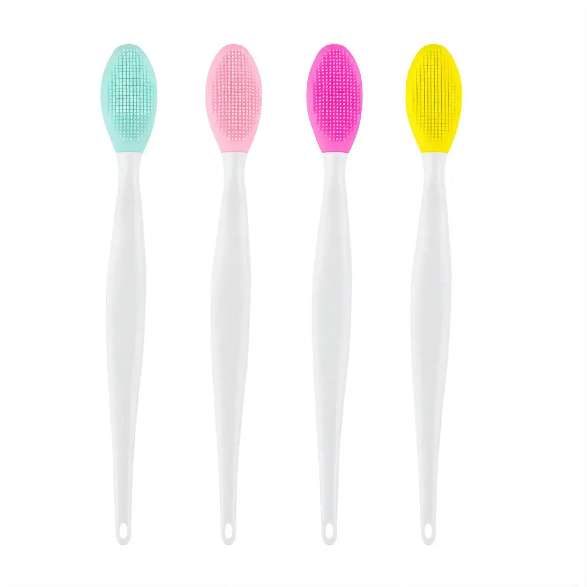 Silicone face brush for blackheads in pastel colors for skincare
