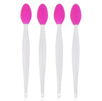 Set of silicone face brushes for blackheads in pink and white