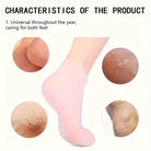 Silicone moisturizing foot socks for soft and smooth feet all year