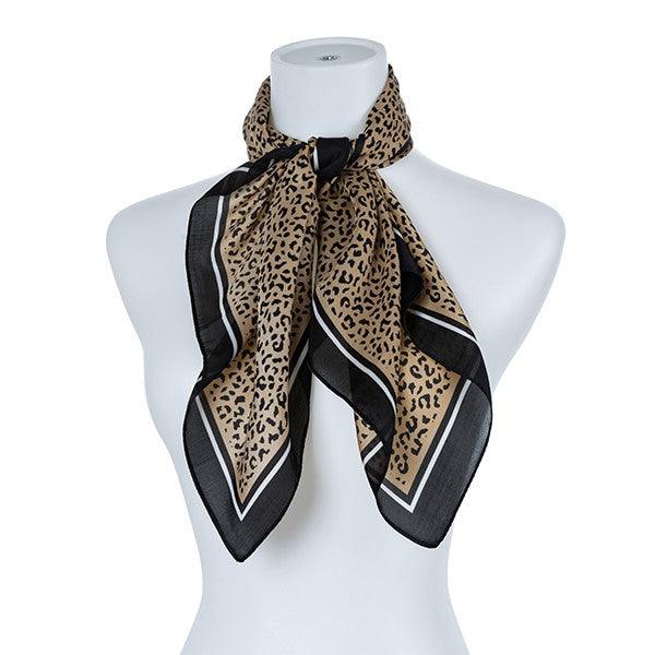 Women's Accessories Silk Leopard Fashion Scarf