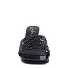 Stylish Rag Company silver braided slider sandals with a comfortable open toe design