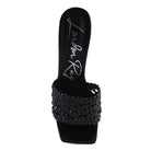 Rag Company silver braided slider sandals with stylish design for women's fashion
