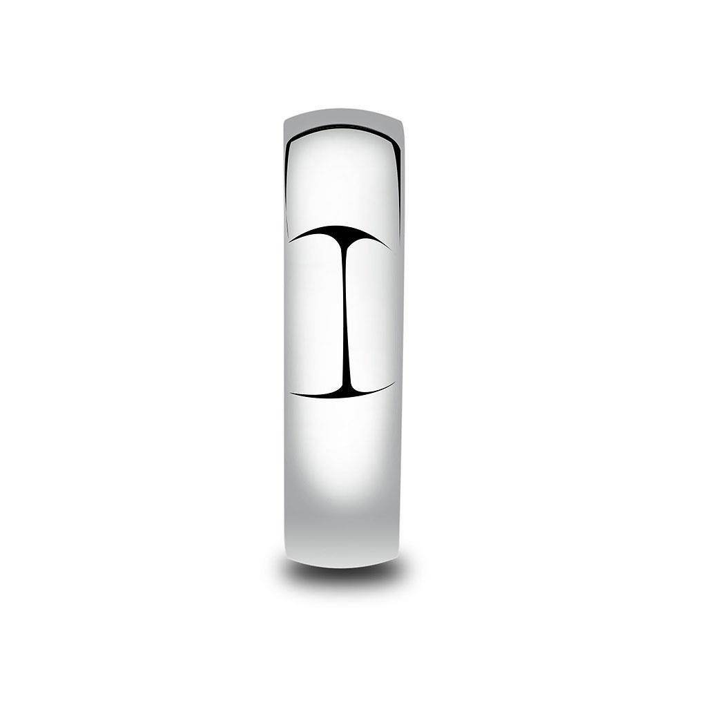 Sleek simple silver ring for ladies with a polished finish, perfect for everyday wear