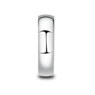 Sleek simple silver ring for ladies with a polished finish, perfect for everyday wear