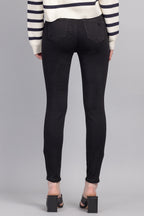 Women's black skinny pants jeans, versatile for casual wear