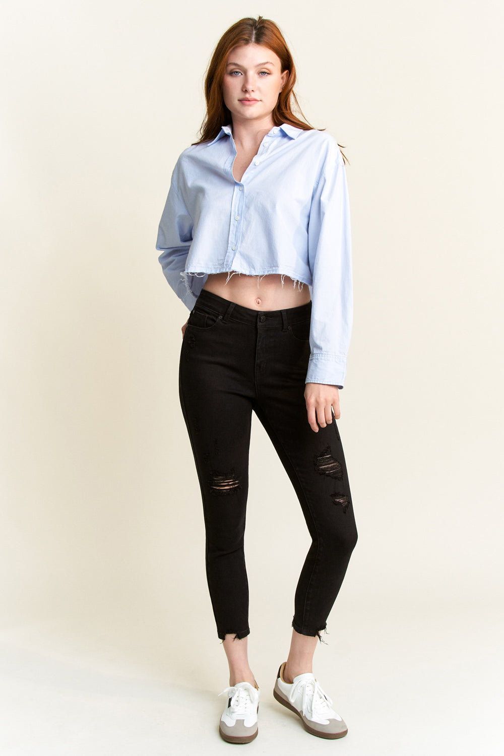Women’s black skinny pants jeans for casual everyday wear
